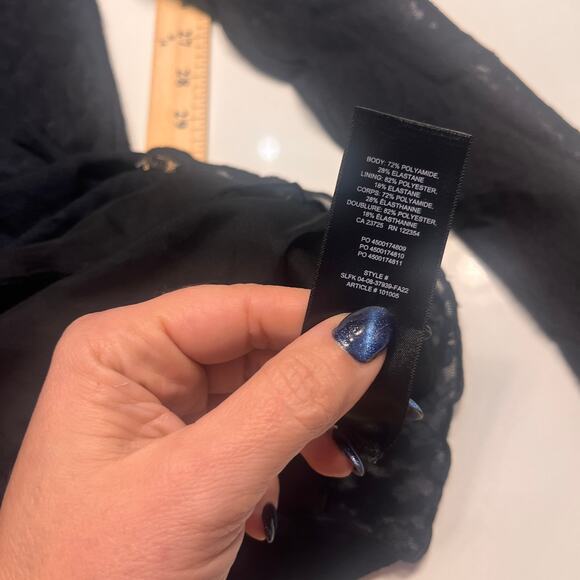 ARITZIA Wilfred Black Lace Trouble Mini Dress Size XXS - Picture 7 of 9